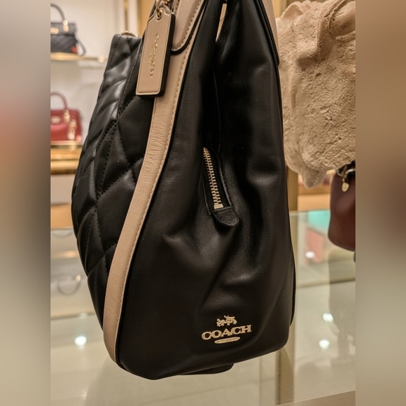 COACH PHOEBE SHOULDER BAG IN QUILTED COLORBLOCK LEATHER - Picture 6 of 9